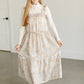 Golden Floral Tiered Maxi Dress FF Dresses