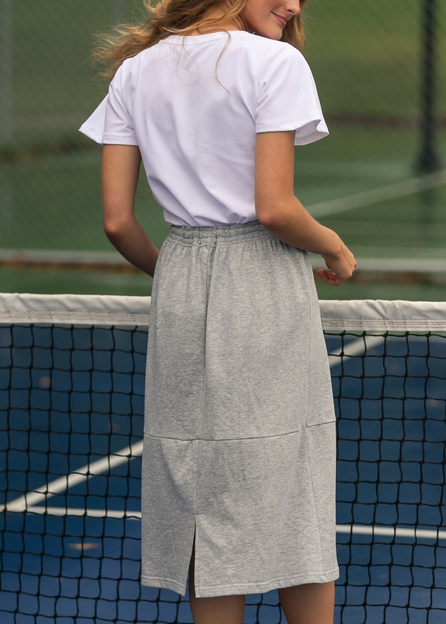 Gracie Midi Sweatshirt Skirt IC Skirts