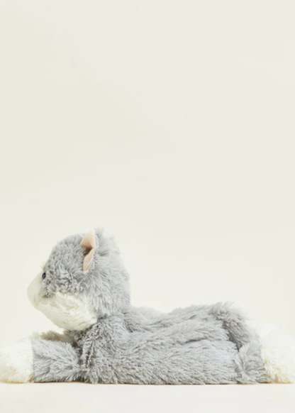 Gray Laying Down Cat Warmies Gifts