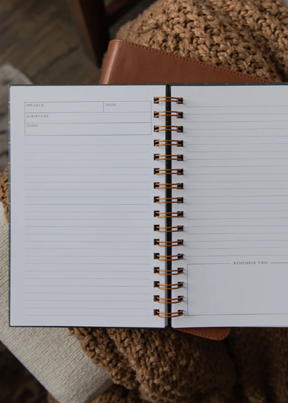Green Plaid Sermon Notes Journal Gifts