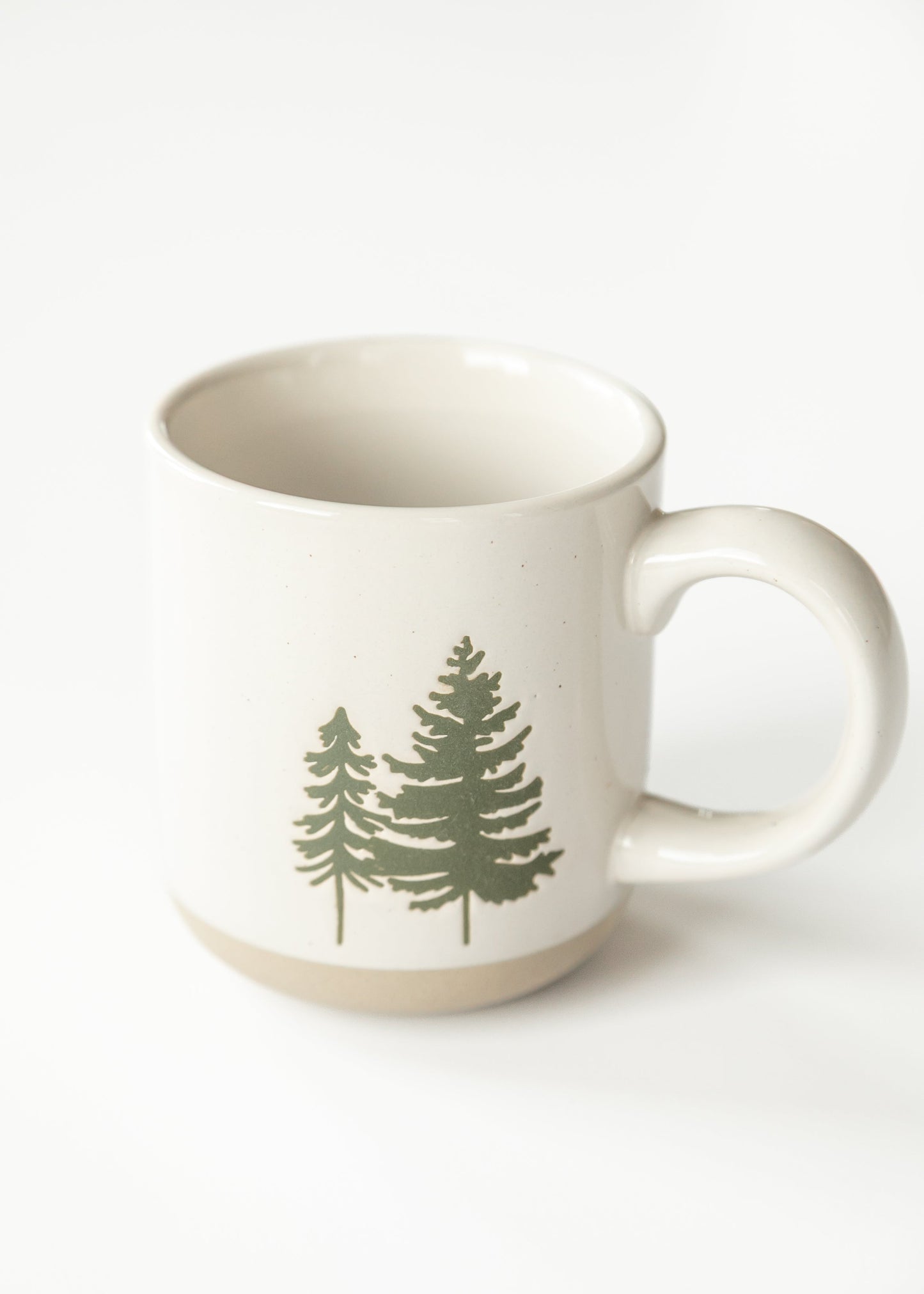 Green Trees Stoneware Coffee Mug FF Home + Lifestyle