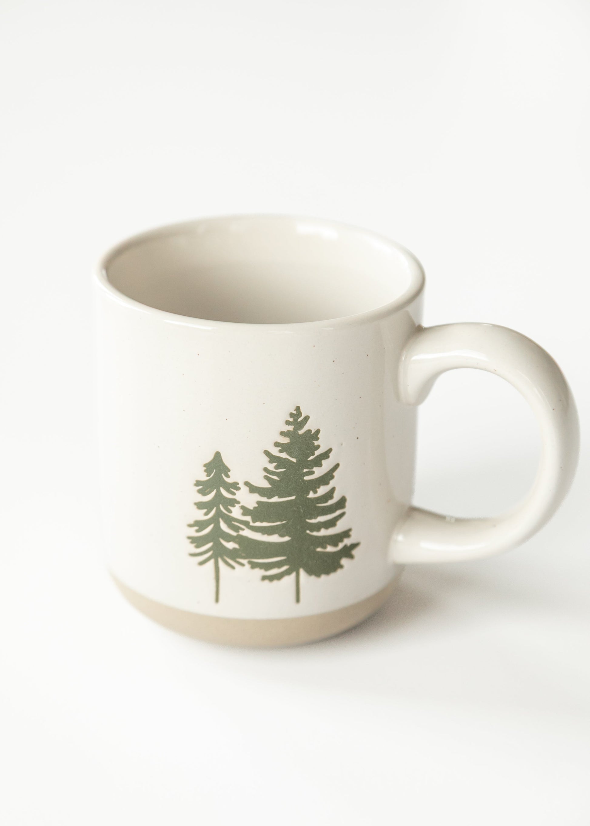 Green Trees Stoneware Coffee Mug FF Home + Lifestyle