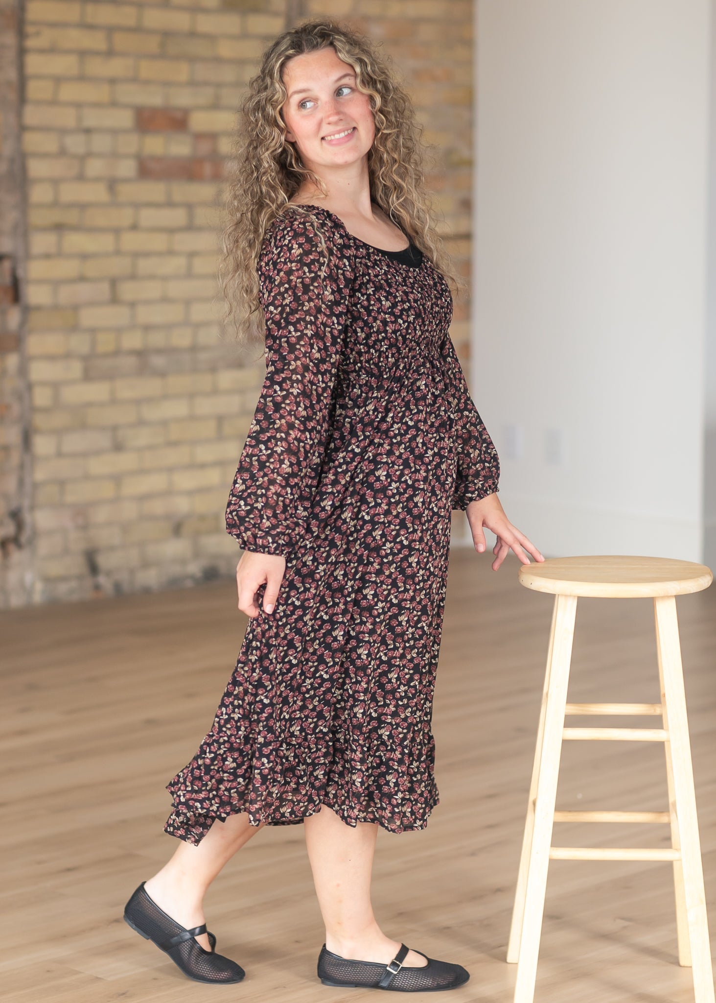 Greer Long Sleeve Dress FF Dresses