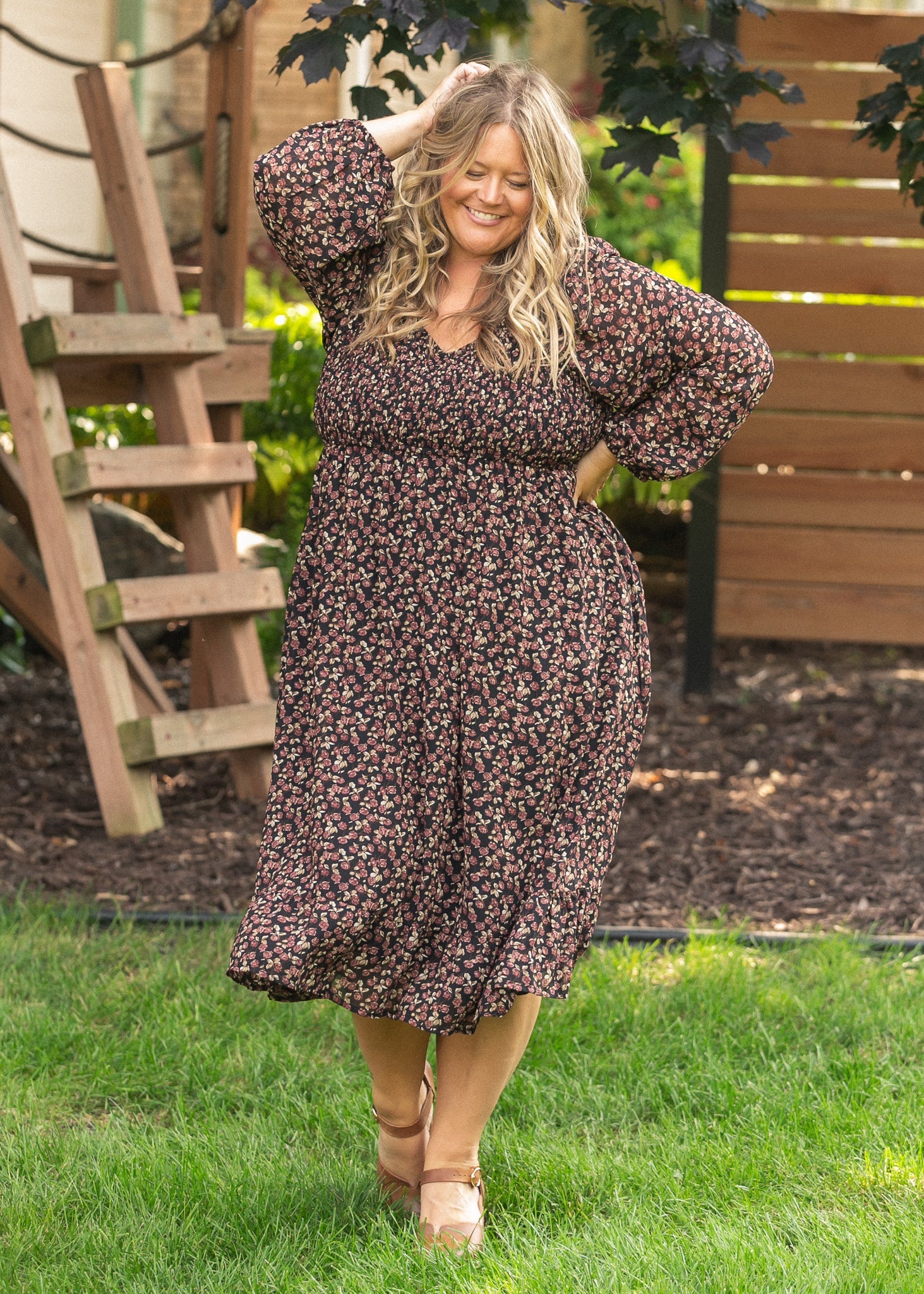 Greer Long Sleeve Dress FF Dresses