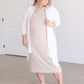 Hacci White Open Front Cardigan Tops