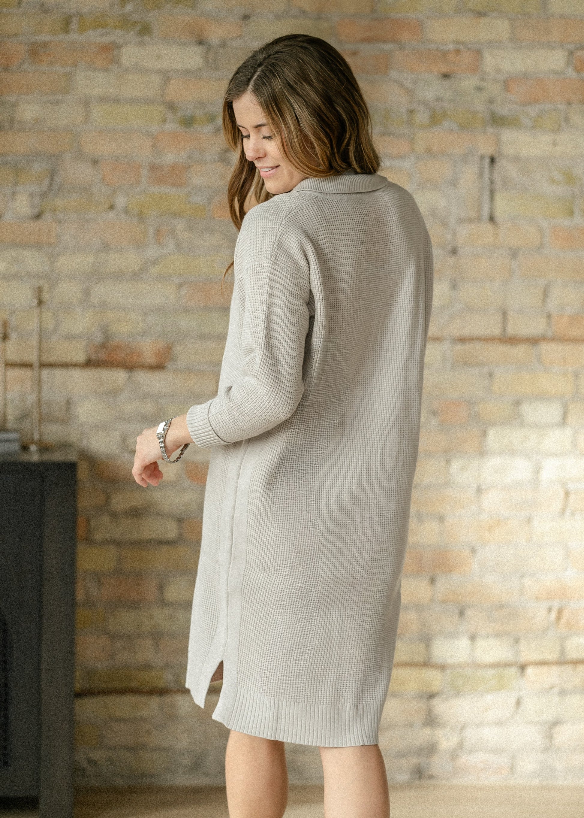 Hampton Waffle Knit Dress - FINAL SALE  Inherit Co.