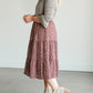 Harlow Floral Tiered Midi Skirt IC Skirts