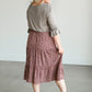 Harlow Floral Tiered Midi Skirt IC Skirts