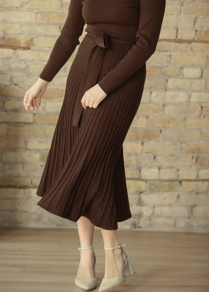Hearth Chocolate Sweater Midi Dress IC Dresses