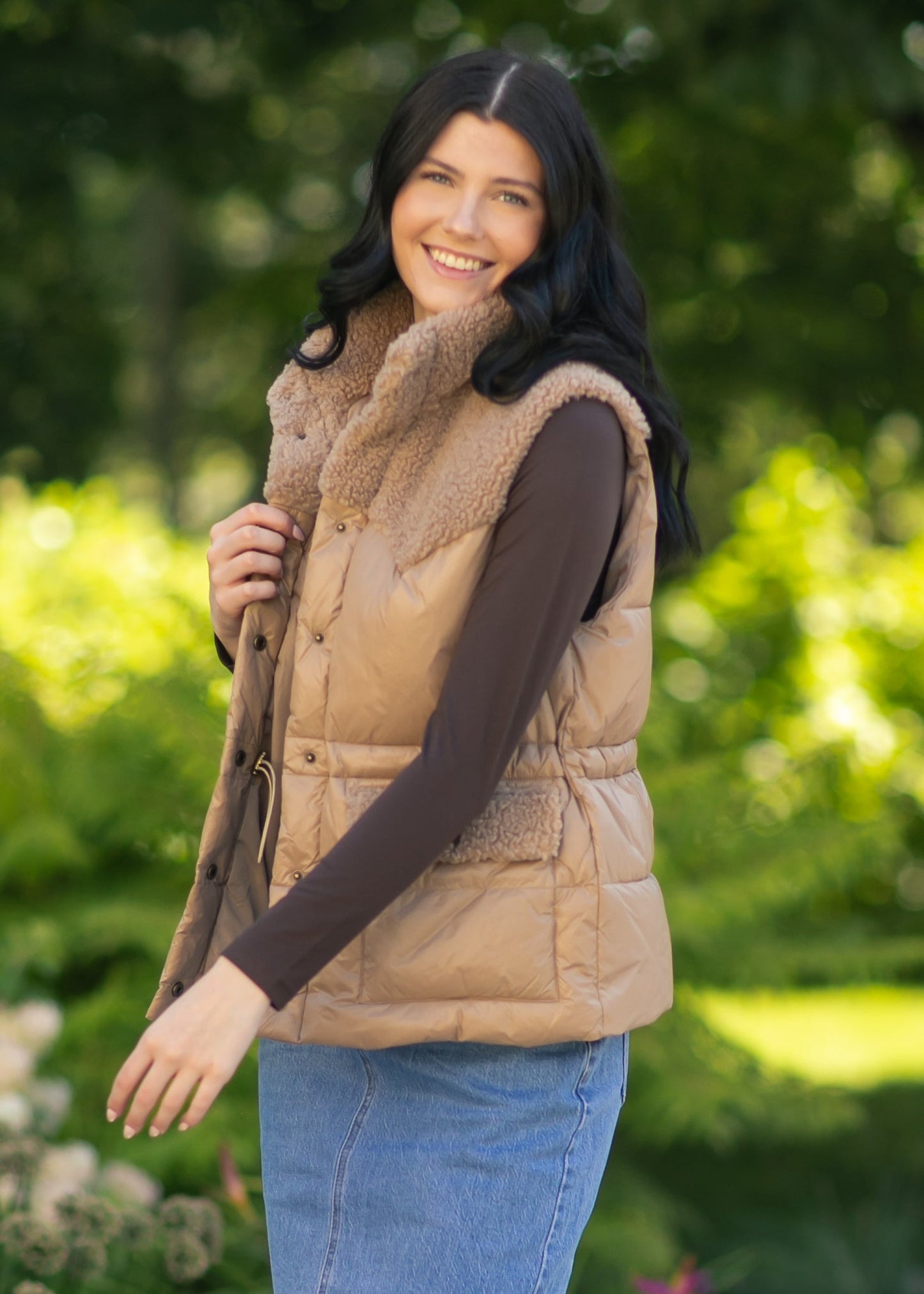Heartloom® Alex Sherpa Puffer Vest FF Layering Essentials