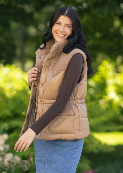 Heartloom® Alex Sherpa Puffer Vest FF Layering Essentials
