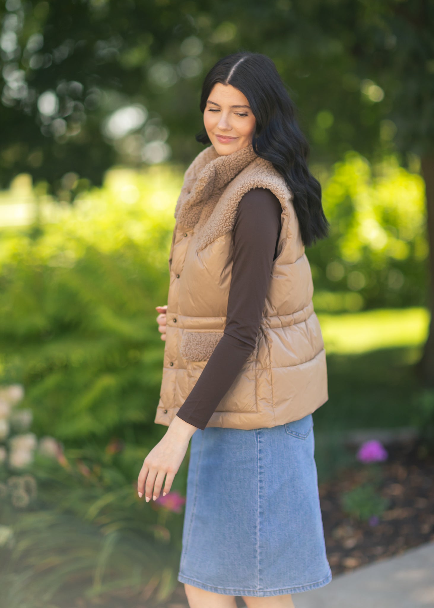 Heartloom® Alex Sherpa Puffer Vest FF Layering Essentials