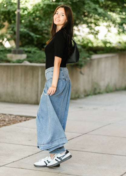 Heartloom® Amela Denim Maxi Skirt FF Skirts