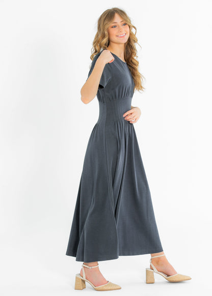 Heartloom® Archie Short Sleeve Jersey Maxi Dress FF Dresses