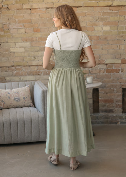 Heartloom® Kaelin Mineral Green Maxi Dress FF Dresses