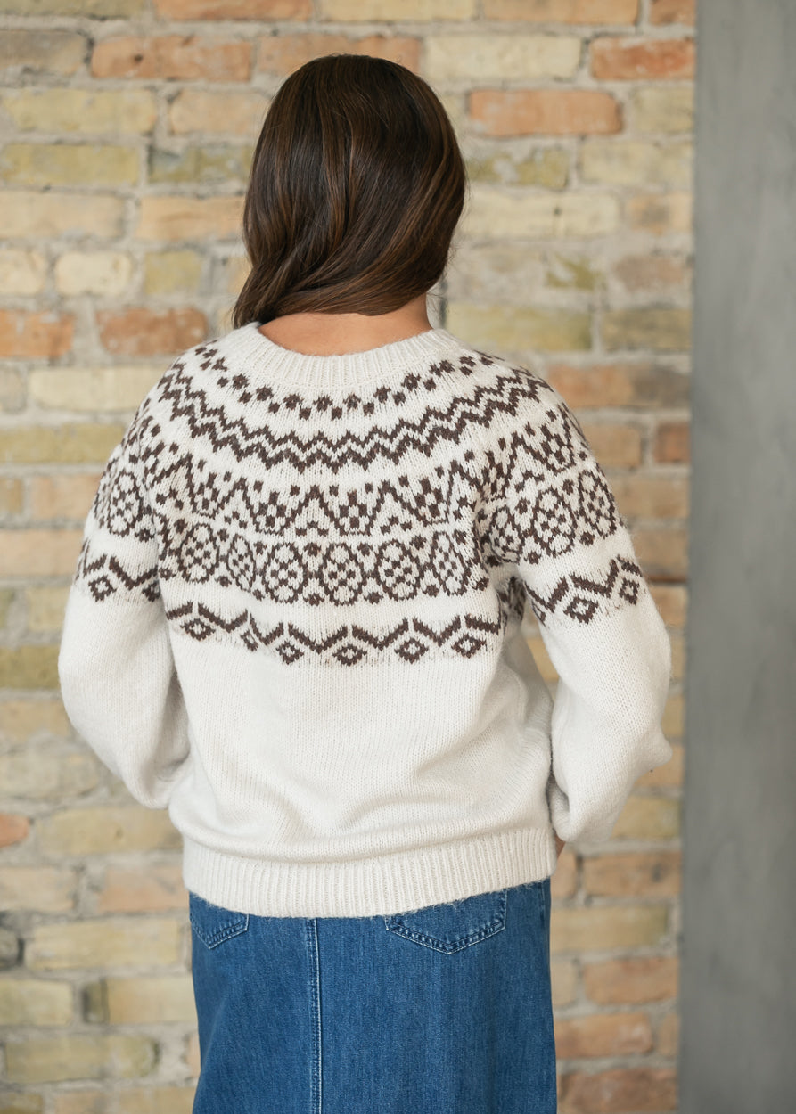 Heartloom® Kieran Jacquard Sweater FF Tops