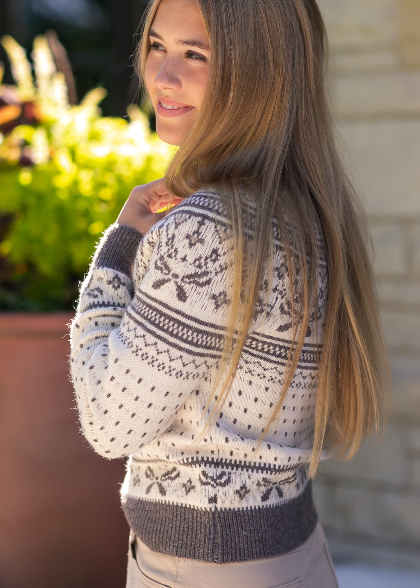 Heartloom® Morrie Fair-Isle Cardigan FF Tops