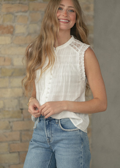 Heartloom® Sola Sleeveless Top FF Tops