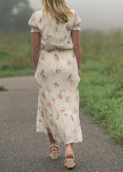 Helena Tiered Maxi Skirt IC Skirts