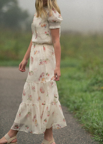 Helena Tiered Maxi Skirt IC Skirts XS