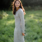 Henley Ribbed Sweater Midi Dress FF Dresses