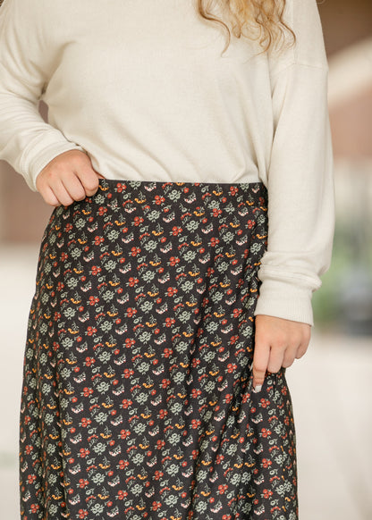 Heritage Petals Midi Skirt FF Skirts