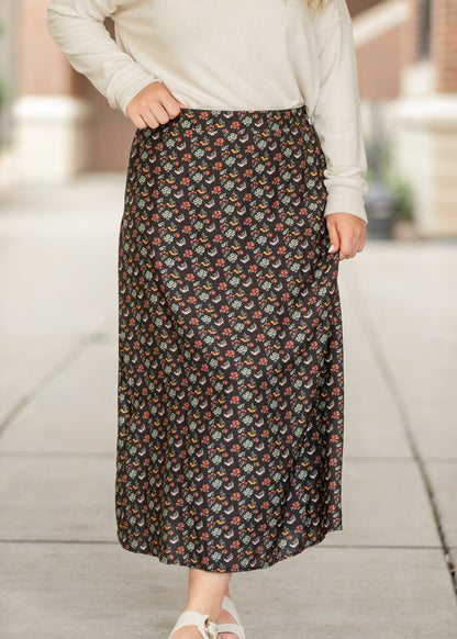 Heritage Petals Midi Skirt FF Skirts