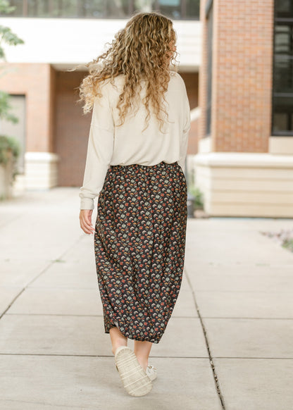 Heritage Petals Midi Skirt FF Skirts