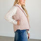 Herringbone Zip-up Vest FF Tops
