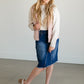 Herringbone Zip-up Vest FF Tops