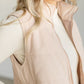 Herringbone Zip-up Vest FF Tops