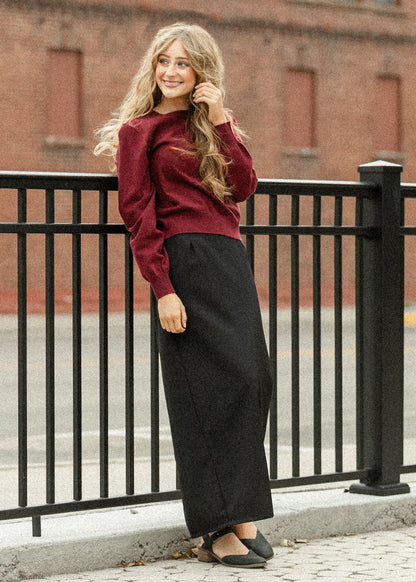 Hollis Long Maxi Skirt IC Skirts Black / XS