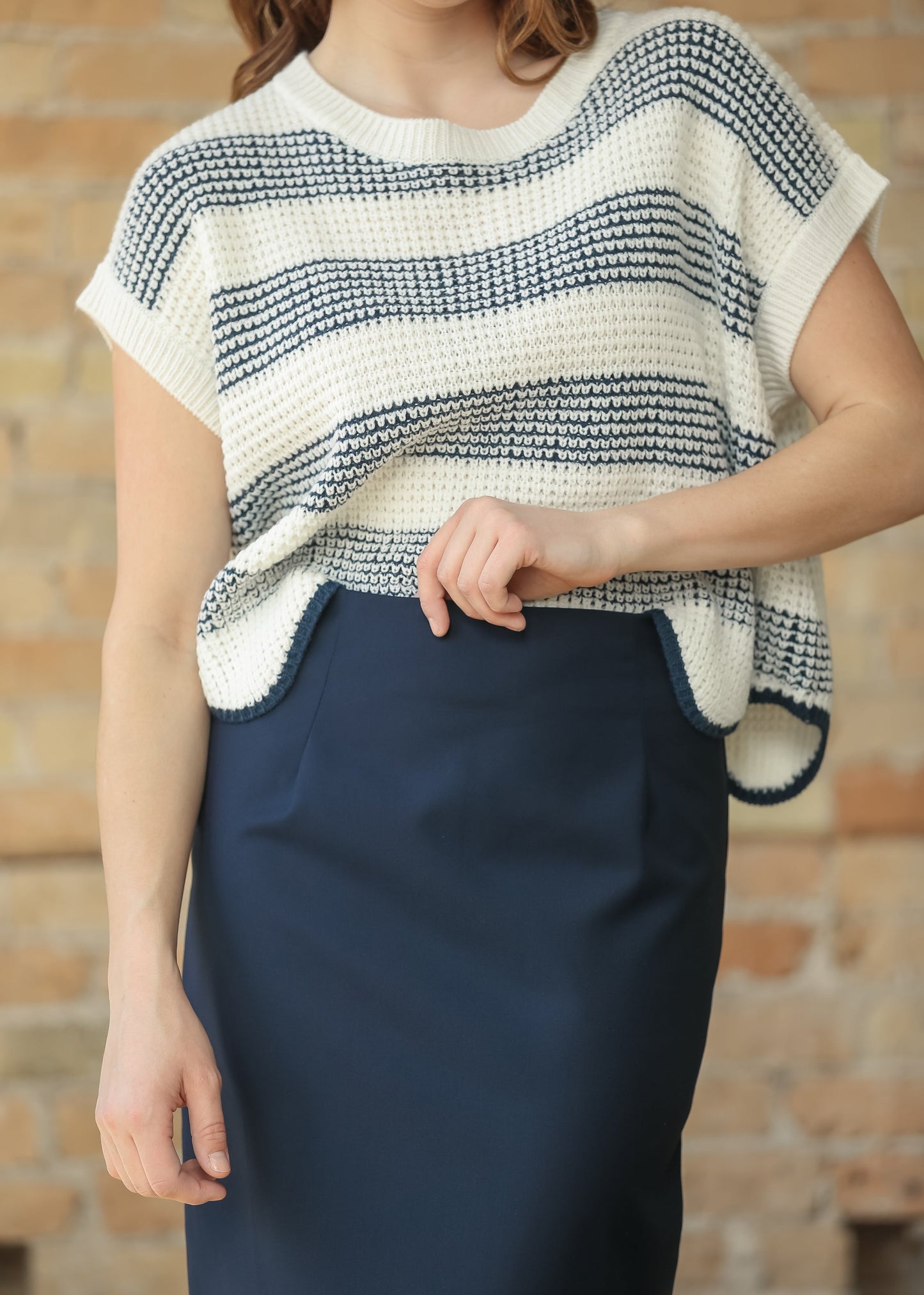 Hollis Navy Long Maxi Skirt IC Skirts