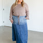 Holly Paneled Denim Maxi Skirt IC Skirts