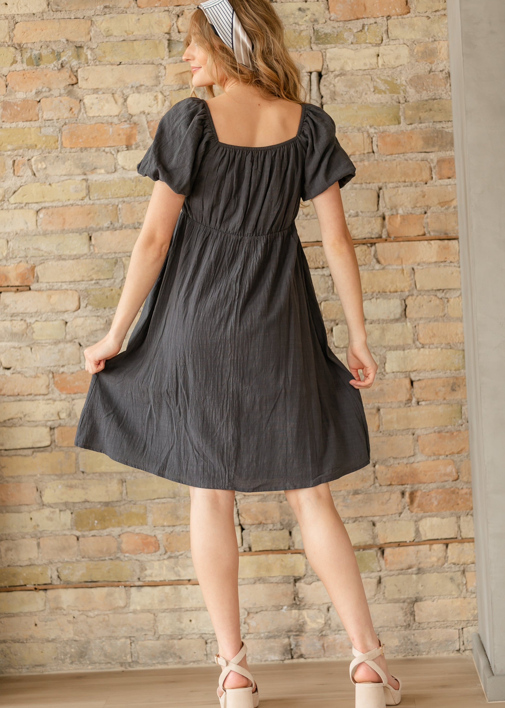 Honor Empire Waist Midi Dress - FINAL SALE Inherit Co. Honor Empire Waist Midi Dress - FINAL SALE Inherit Co.