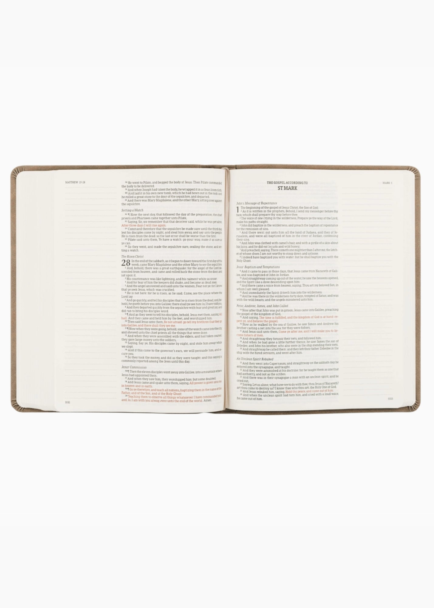 Hosanna Revival KJV Large Print Notetaking Bible Marlo Theme Gifts