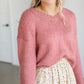 Houston Drop Shoulder Sweater FF Tops
