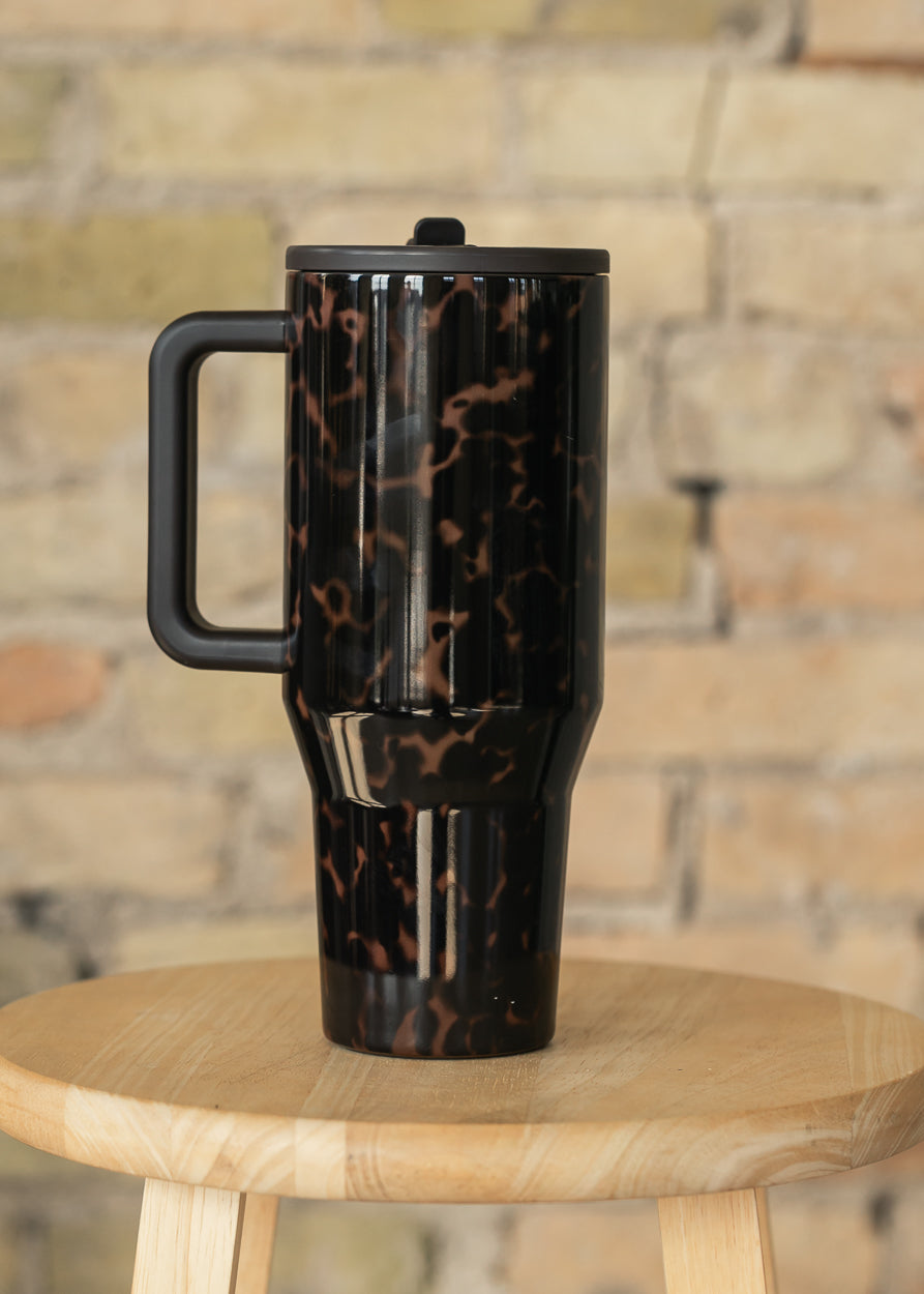 HydroJug® Mocha Tortoise 40oz Traveler Tumbler Gifts