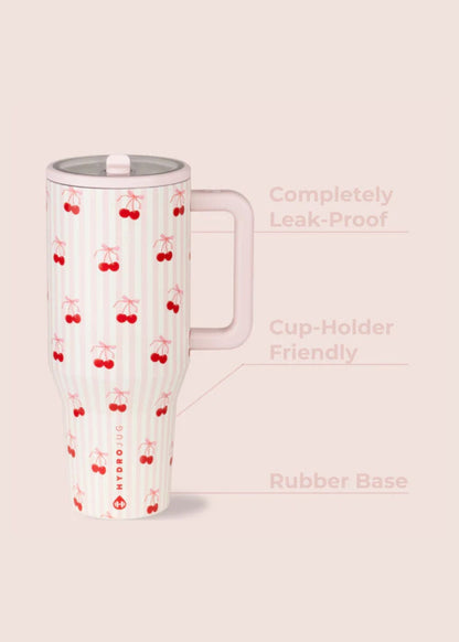 Hydrojug® Traveler 40oz Tumbler Sweet Cherry Gifts