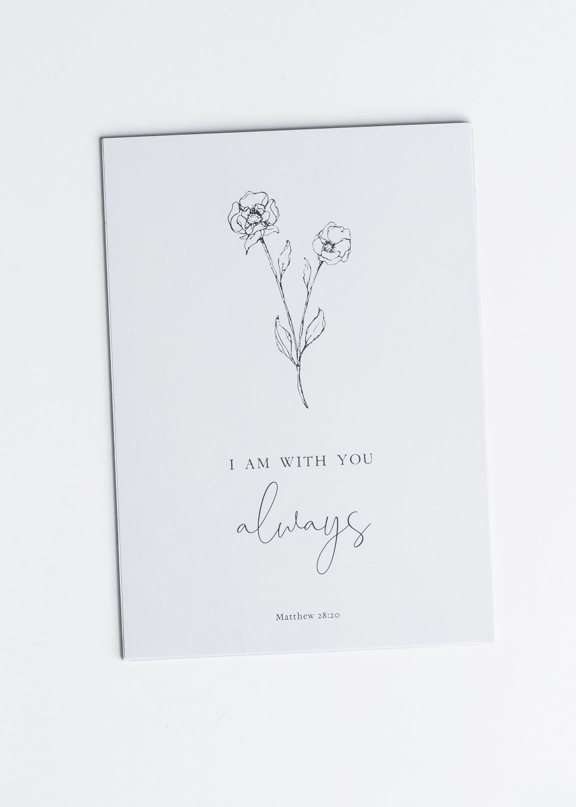 I Am With You Scripture Wall Art Print Christian Gift Decor Gifts