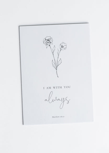 I Am With You Scripture Wall Art Print Christian Gift Decor Gifts