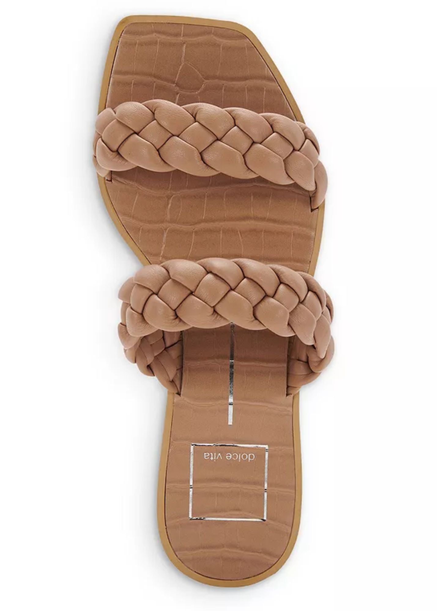 Indy Cafe Brown Braided Sandals Shoes