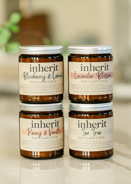 Inherit Artisan Made Sugar Exfoliating Scrub Gifts