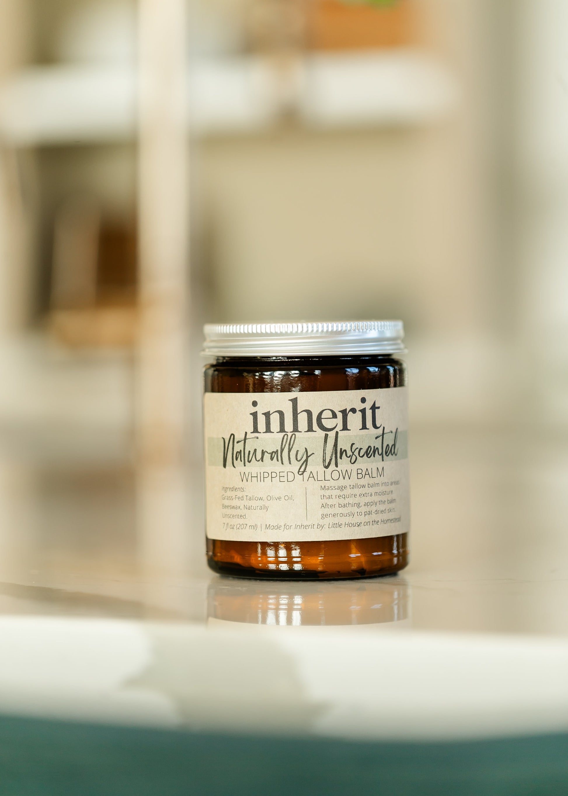 Inherit Artisan Made Whipped Tallow Moisturizing Balm Gifts Unscented