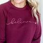Inherit Believe Graphic Crewneck Sweatshirt IC Tops
