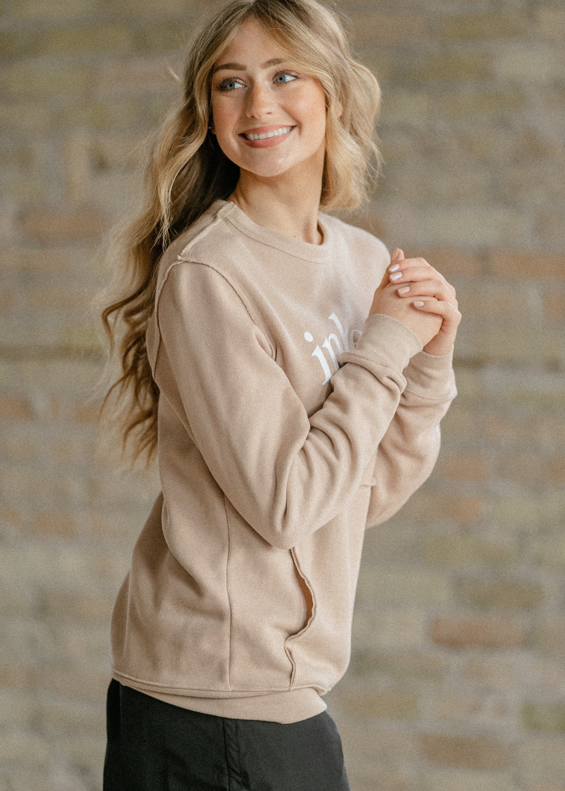 Inherit Raw Edge Crewneck Sweatshirt IC Tops