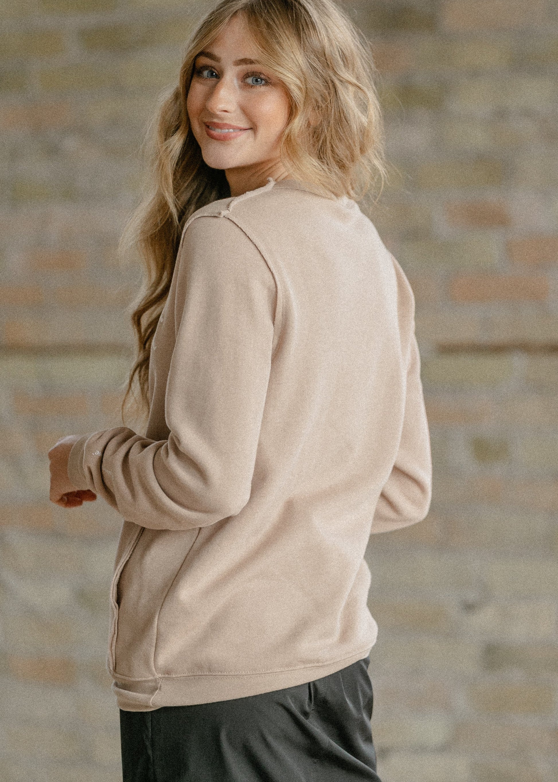 Inherit Raw Edge Crewneck Sweatshirt IC Tops