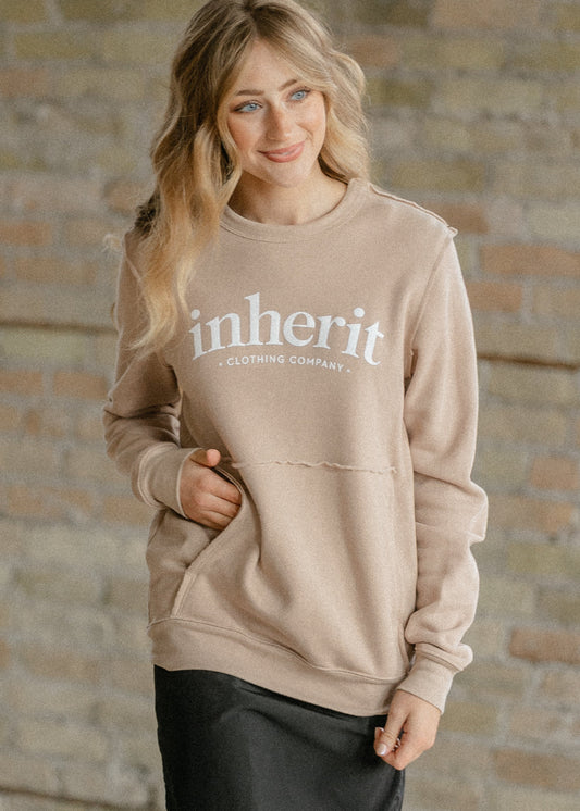 Inherit Raw Edge Crewneck Sweatshirt IC Tops