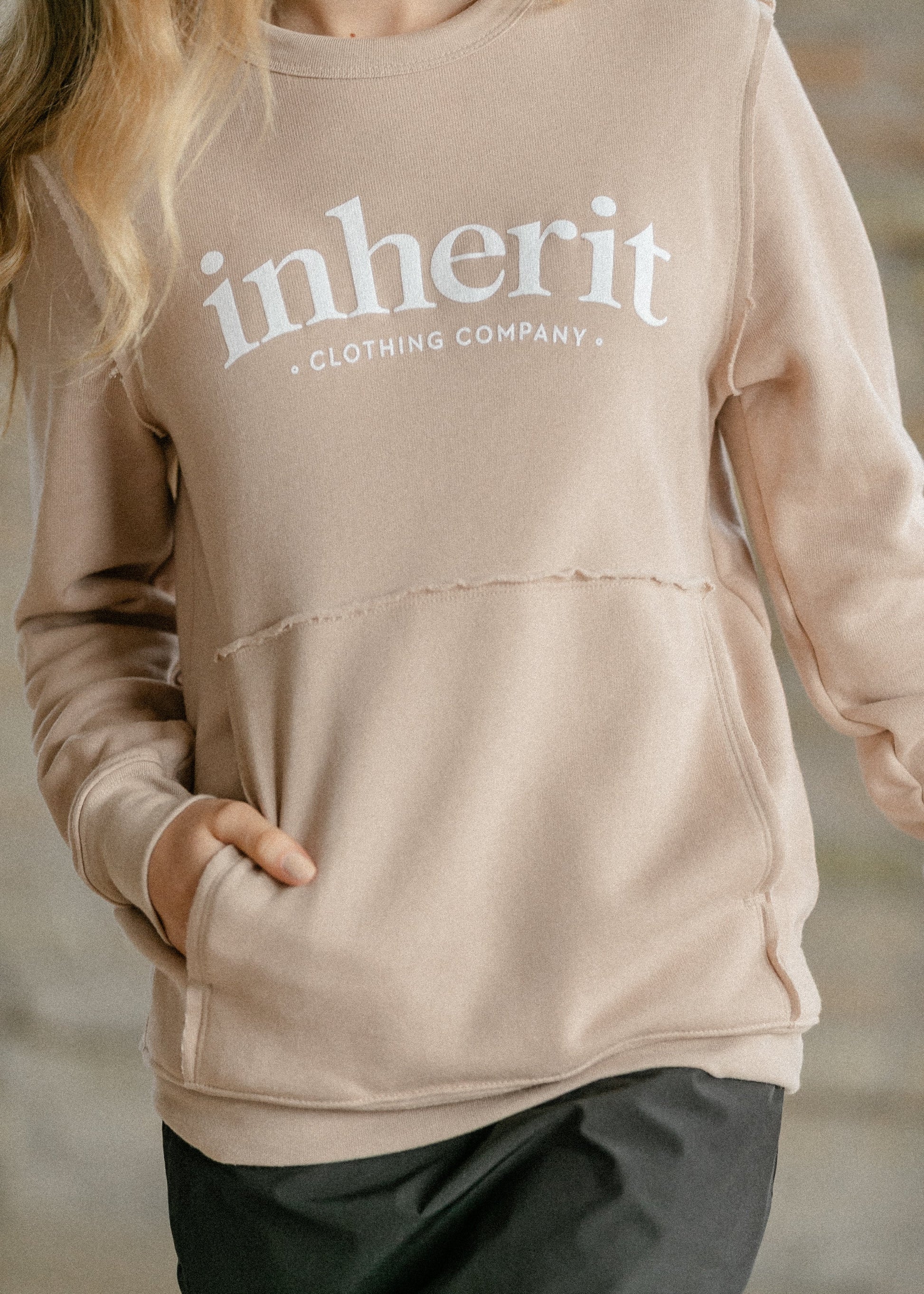 Inherit Raw Edge Crewneck Sweatshirt IC Tops