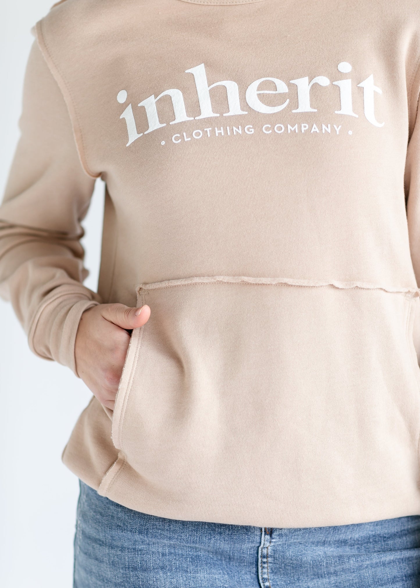 Inherit Raw Edge Crewneck Sweatshirt IC Tops